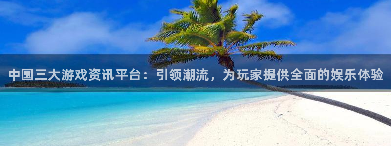 赢咖娱乐什么意思：中国三大游戏资讯平台：引领潮流，为玩家提供