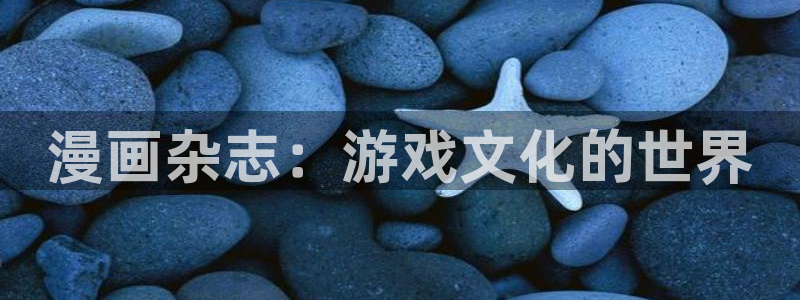 赢咖娱乐官方平台：漫画杂志：游戏文化的世界