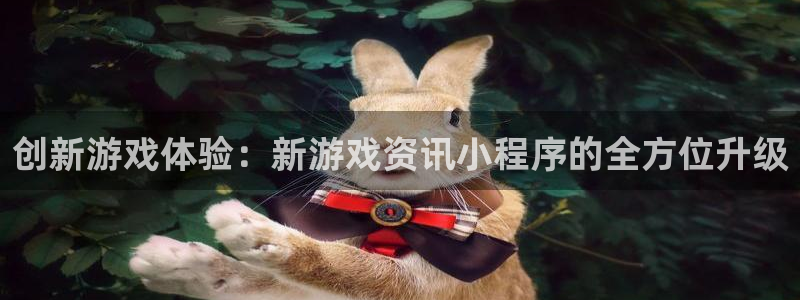 赢咖娱乐网址官网：创新游戏体验：新游戏资讯小程序的全方位升级